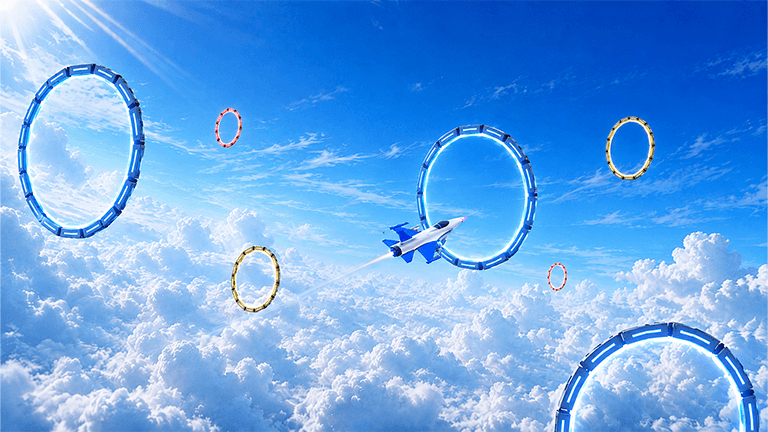 ゲーム内のRING RUN選択画像
